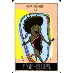 Tarot coleccion Major Arcana Blues -Tete Chumi (22 Cartas) (Numerado 1000) - Atasca Burras Ediciones